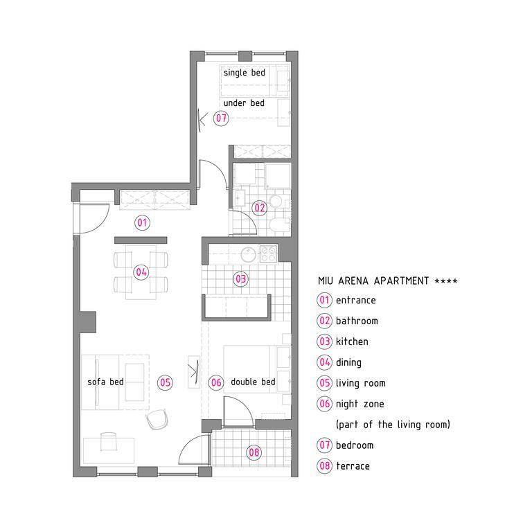 Miu Arena Apartment Belgrade Extérieur photo